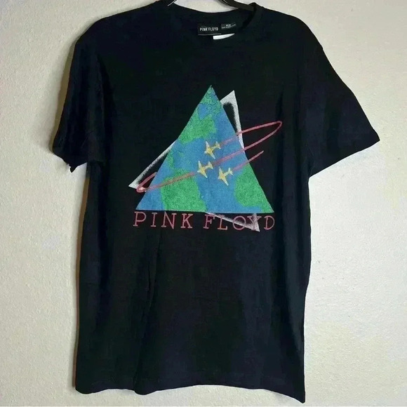 Pink Floyd Other - Pink Floyd Music Tshirt World Tour T Shirt Medium M Black Tbar Collab